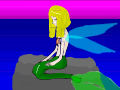 Mermaid On Rock