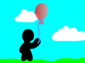 Guy with balloon