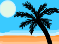Palm Tree Scene