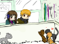 Kyo in da kitteh store!