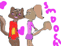 Aww! Alvin and Briitany!