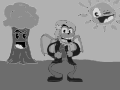 Old Black and White Cartoon Misquito!