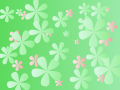 Background: Green & Pink