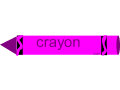puple crayon